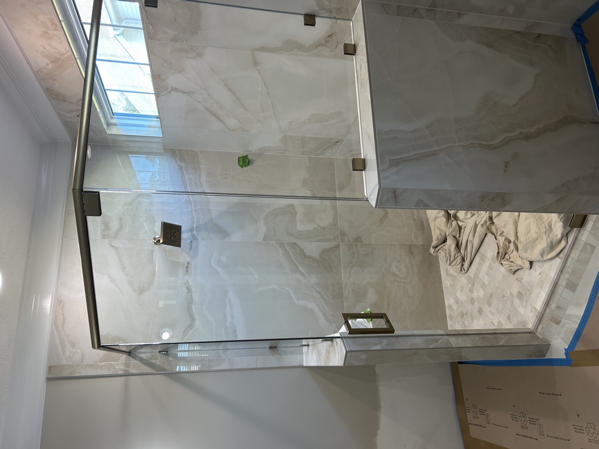 Finished frameless enclosure